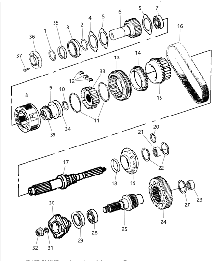 1999 Dodge Ram 2500 Gear Train Diagram 2