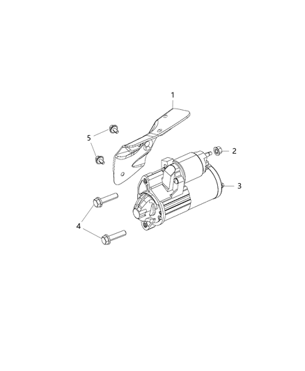 2017 Dodge Durango Starter Diagram 2