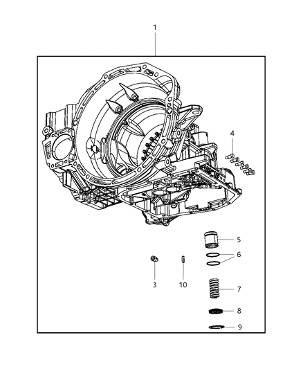 2008 Chrysler PT Cruiser Case Diagram