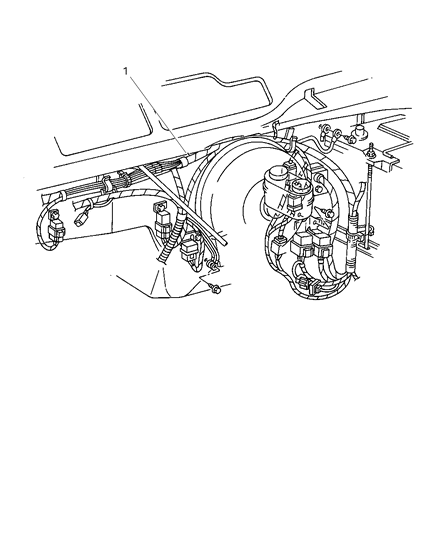 2000 Dodge Ram Van Cover-Power Distribution Center Diagram for 56021637AE