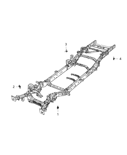 2020 Ram 1500 Sensors - Suspension & Steering Diagram