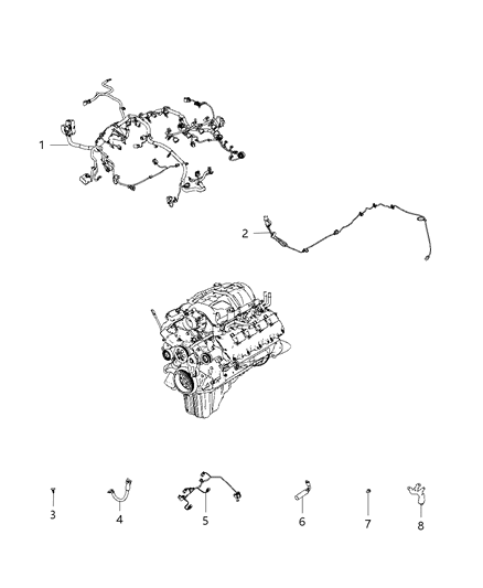 2021 Dodge Durango Wiring, Engine Diagram 2