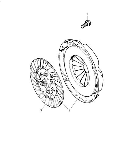 2007 Dodge Dakota Clutch Assembly Diagram