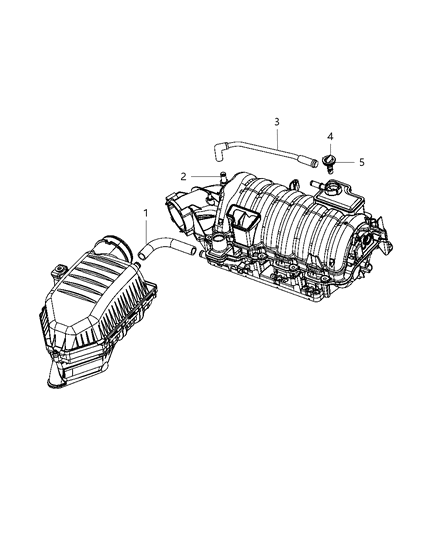 2019 Dodge Challenger Crankcase Ventilation Diagram 6