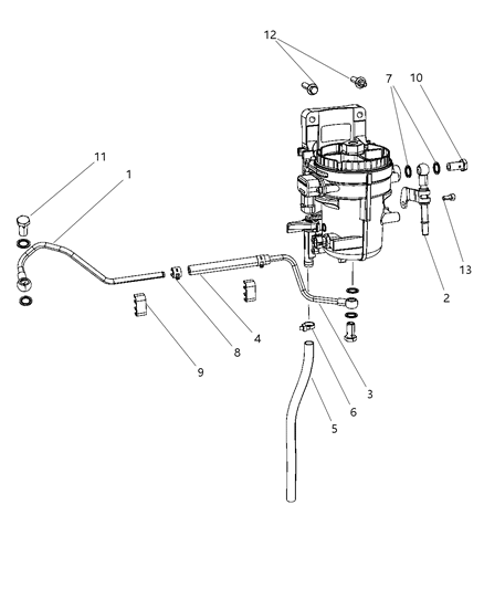 2006 Dodge Ram 2500 Fuel Filter Diagram 2