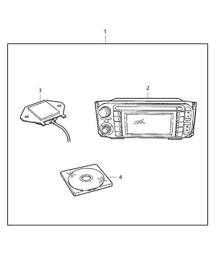 2007 Jeep Liberty Navigation Kit Diagram 2