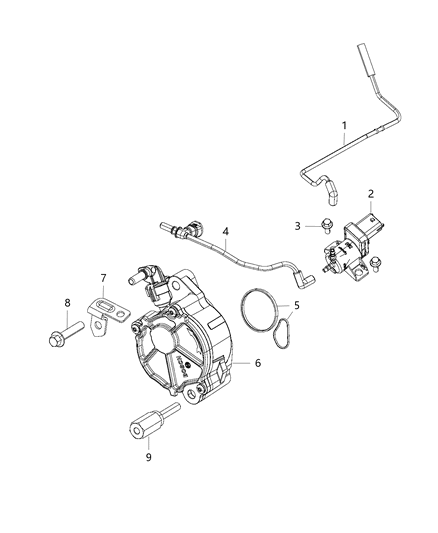 2021 Jeep Grand Cherokee Vacuum Pump Vacuum Harness Diagram