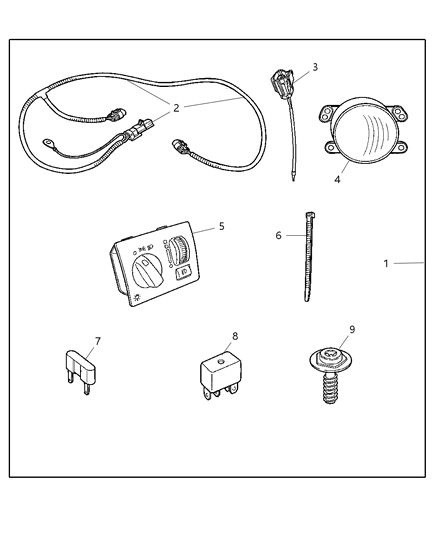 2006 Chrysler 300 Fog Lamps Diagram 2