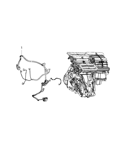 2019 Jeep Compass Wiring - A/C & Heater Diagram