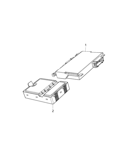 2018 Ram 2500 Module, Memory Control And Heated Seat Diagram