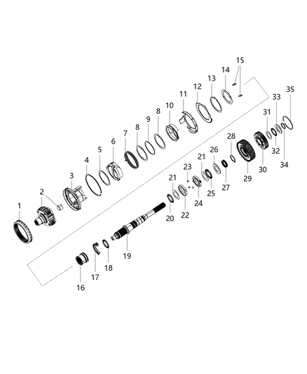 2019 Ram 1500 Plate-Retaining Diagram for 68402308AA