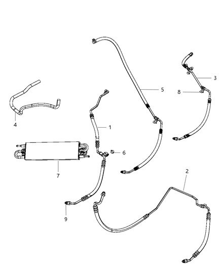 2013 Dodge Challenger Power Steering Hose Diagram