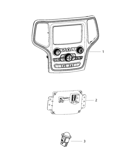 2014 Jeep Grand Cherokee Control Diagram for 56054380AC