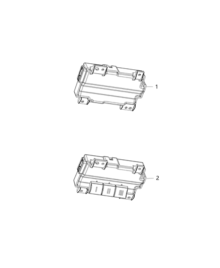 2018 Ram 1500 Modules, Overhead Diagram