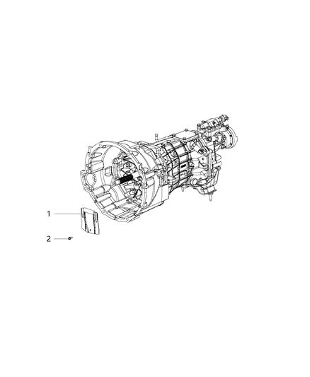 2019 Dodge Challenger Mounting Covers And Shields Diagram