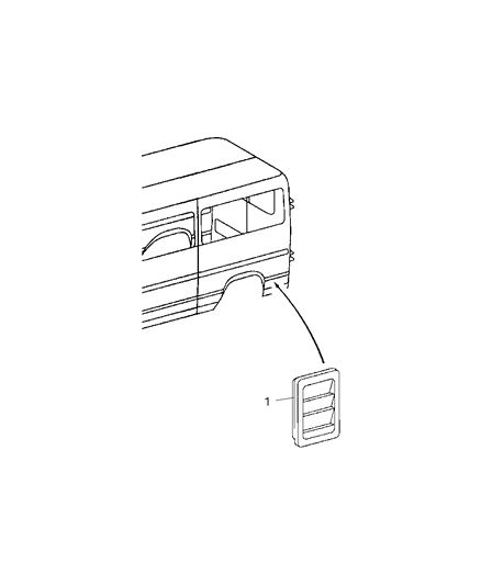 2006 Dodge Sprinter 2500 Ventilation Flap Diagram 2