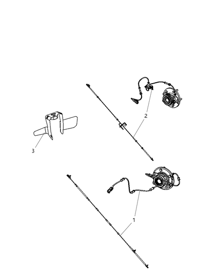 2010 Jeep Commander Sensors - Brakes Diagram