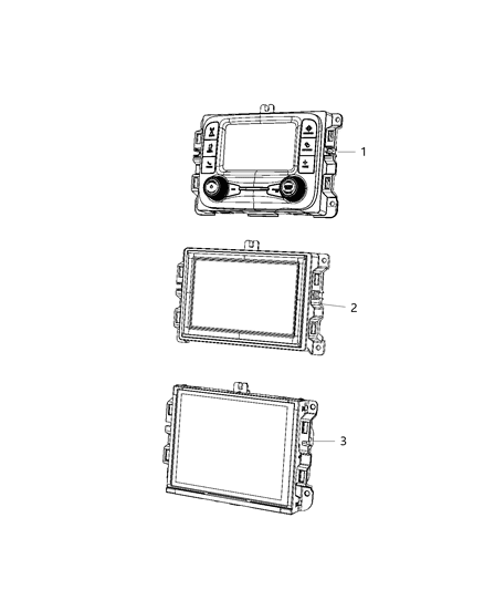 RADIO-MULTI MEDIA Diagram for 68445754AB