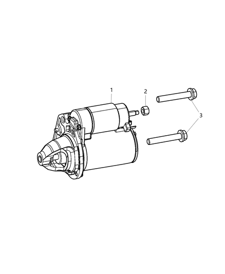 2016 Chrysler 200 Starter Diagram 1