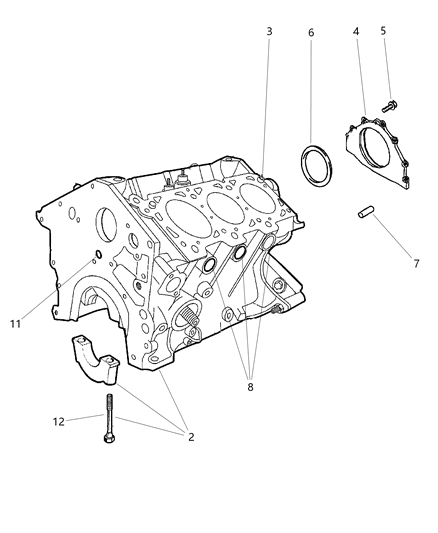 2002 Chrysler Prowler Cylinder Block Diagram