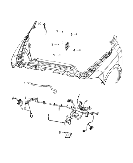 2020 Ram 1500 Wiring - Front End Diagram 2