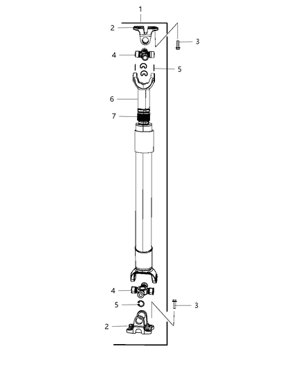 2012 Ram 5500 Shaft - Drive Diagram 1