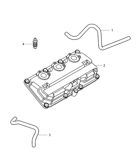 2004 Chrysler Pacifica Crankcase Ventilation Diagram