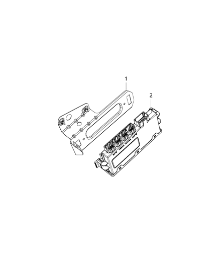 2018 Ram 3500 Cab Chassis Module, Vehicle Systems Interface Control Diagram