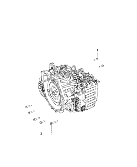 2017 Jeep Patriot Mounting Bolts Diagram 1