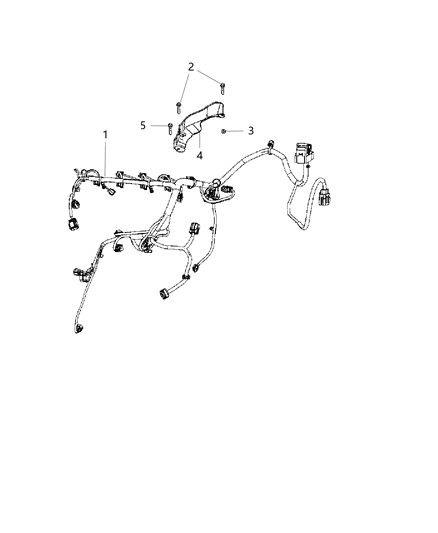 2020 Dodge Journey Engine Diagram for 68176457AI