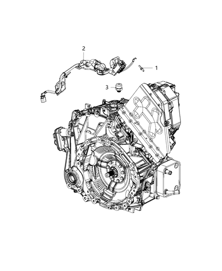 2018 Chrysler Pacifica Wiring-Transmission Diagram for 68368596AA