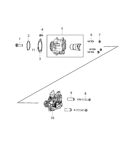 2020 Ram ProMaster 3500 Fuel Injection Pump Diagram