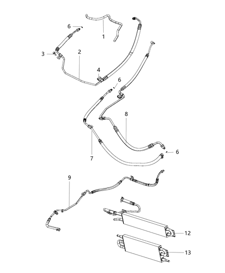 2019 Dodge Charger Power Steering Hose Diagram