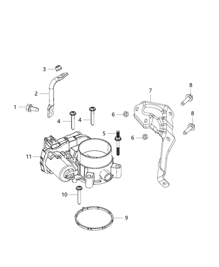 2016 Jeep Cherokee Throttle Body Diagram 2