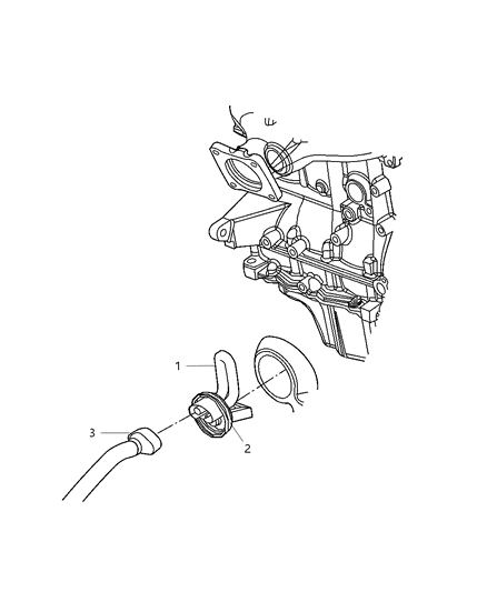 2006 Dodge Caravan Cylinder Block Heater Diagram 1