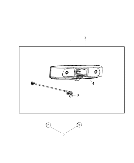 2019 Ram ProMaster 2500 Rear View Camera Diagram