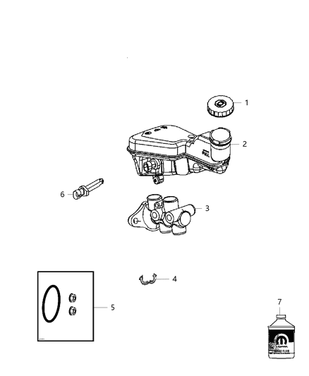 2012 Jeep Compass Master Cylinder Diagram