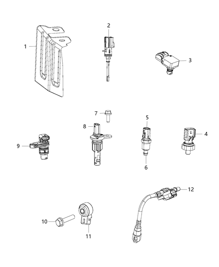 2014 Ram 1500 Sensors, Engine Diagram 3