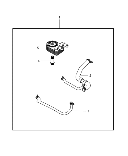 2010 Jeep Patriot Engine Oil Cooler Diagram 1