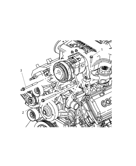 2006 Dodge Durango Mounting - Compressor Diagram 2