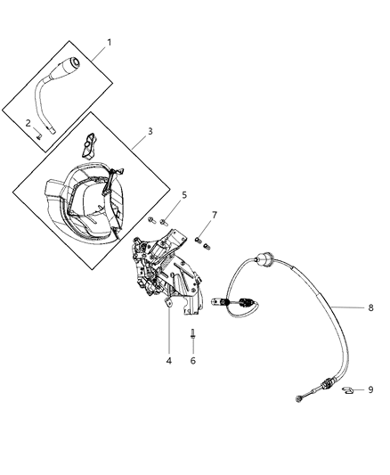 2018 Dodge Charger Gearshift Controls Diagram 4