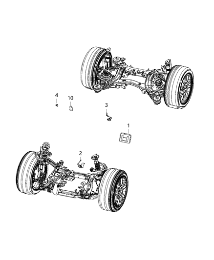 2021 Dodge Durango Modules, Body Diagram 18