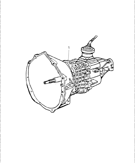 2002 Dodge Dakota Assembly, Transmission Diagram