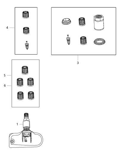 2008 Dodge Grand Caravan Tire Monitoring System Diagram