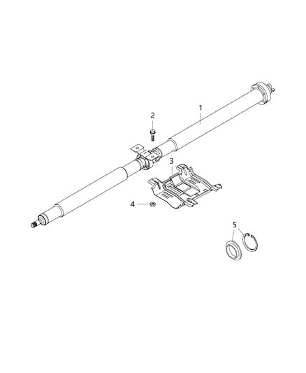 2020 Jeep Renegade Drive Shaft Diagram for 68440308AA