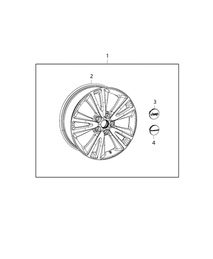 2016 Dodge Durango Wheel Kit Diagram