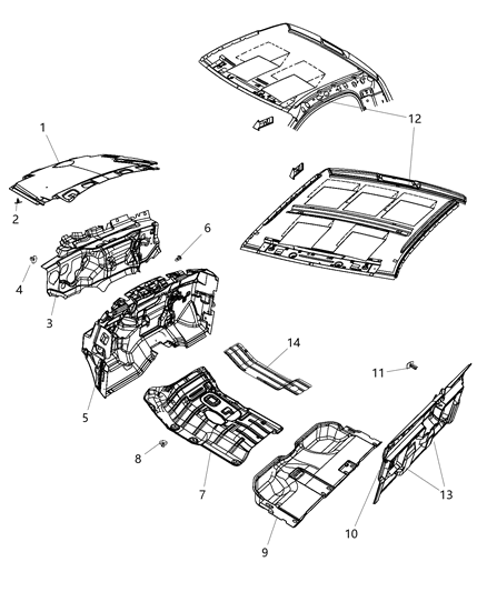 2014 Ram 3500 Silencers Diagram