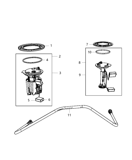 2012 Jeep Patriot Fuel Pump Module Diagram