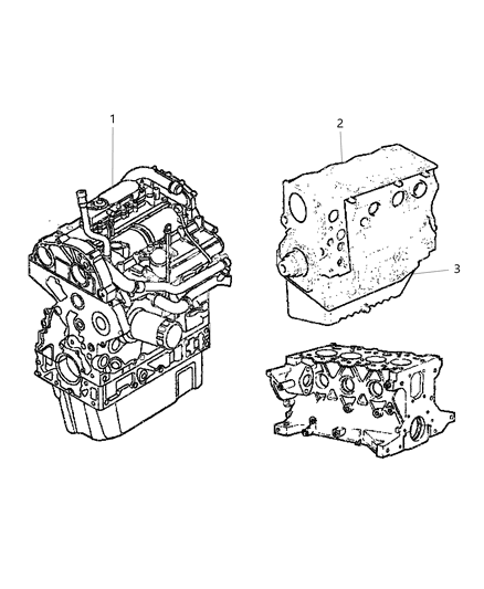 2020 Ram ProMaster 2500 Engine Assembly And Long Block Diagram 1