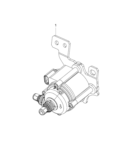 2019 Jeep Compass Auxiliary Coolant Pump Diagram